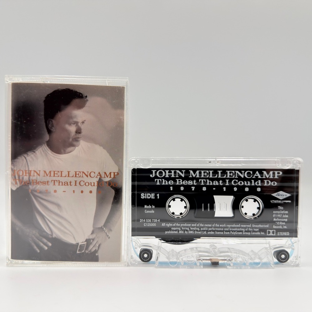John Mellencamp The Best That I Could Do 1978-1988 Cassette Tape Mercury Records